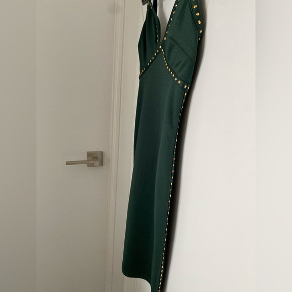 Dark Green Midi Dress - Picture 2 of 2